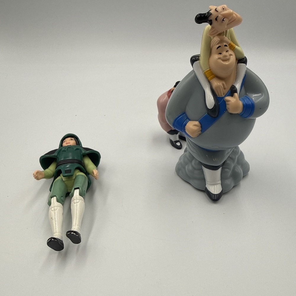 Vintage 1998 McDonalds Disney Mulan Happy Meal Toys Lot of 2